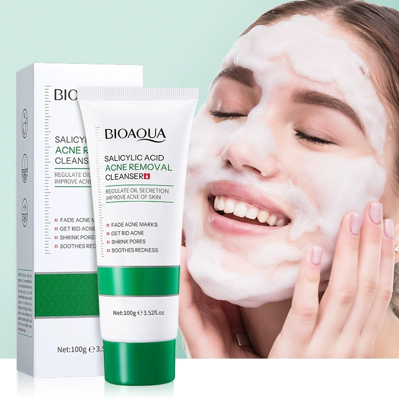 Salicylic Acid Cleanser - 1/2pcs BIOAQUA Salicylic Acid Facial Cleanser