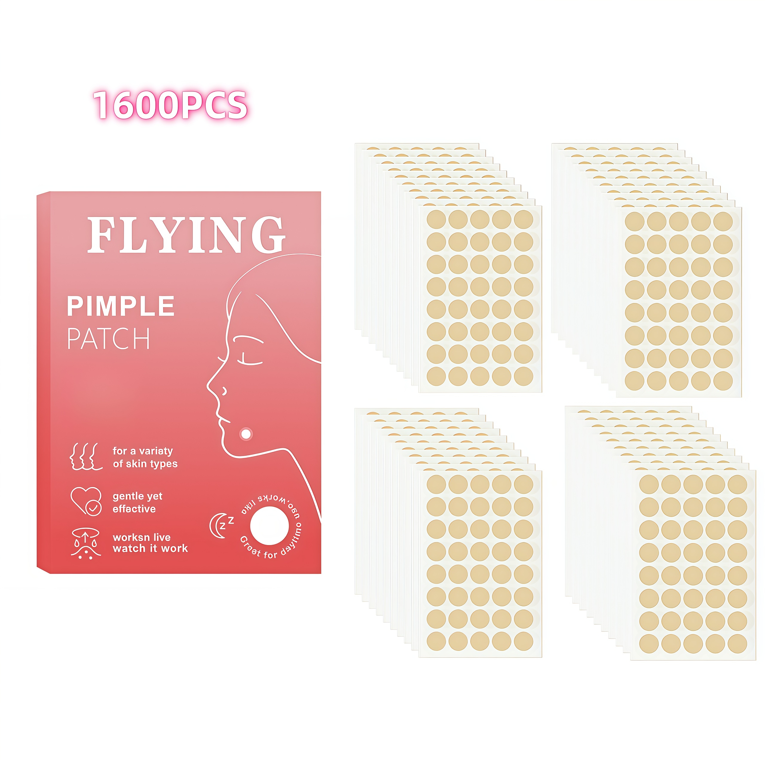 Skincare Acne - 1600PCS Mighty Patch Original Hydrocolloid Acne