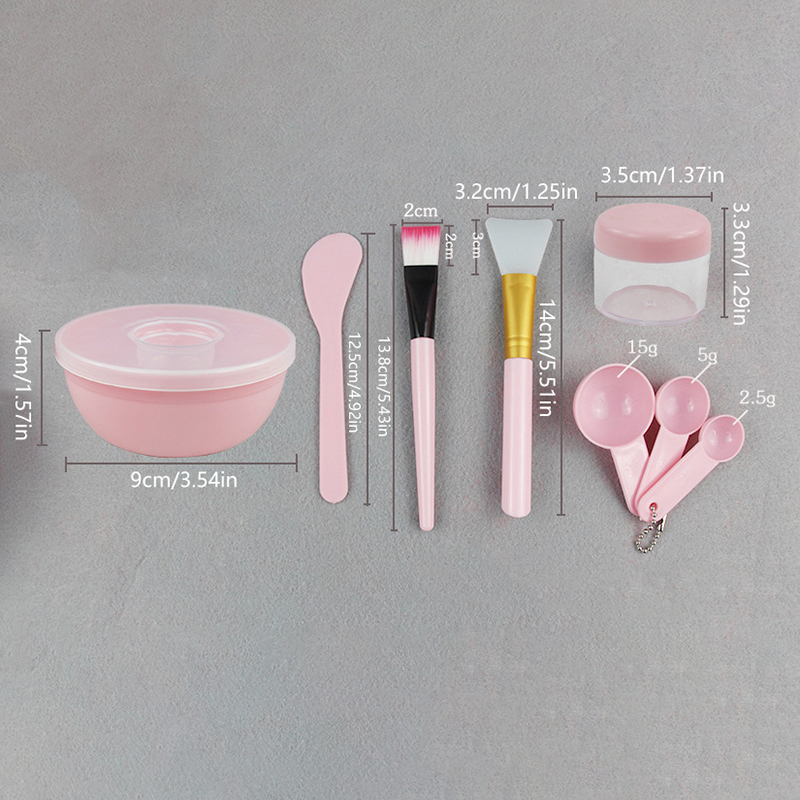 Skincare Indonesia - Facial Brush Mask Bowl Spoon Set