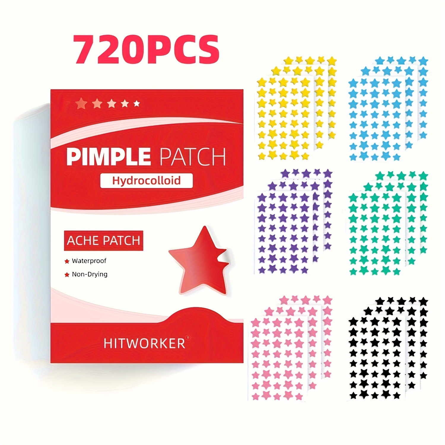 240/720/960 pcs 6-Color Star P - đánh giá và giá Skincare Acne