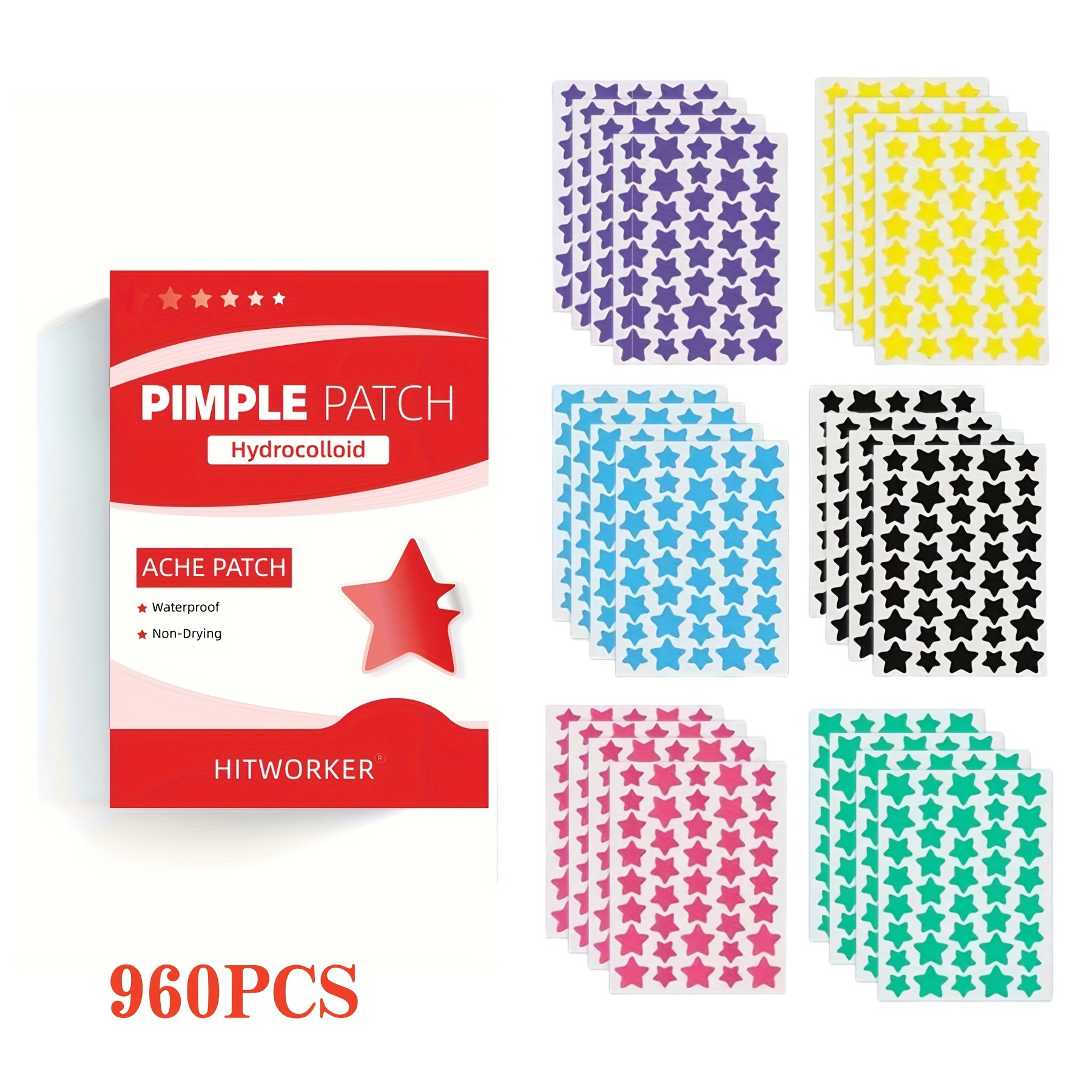 240/720/960 pcs 6-Color Star P - đánh giá và giá Skincare Acne
