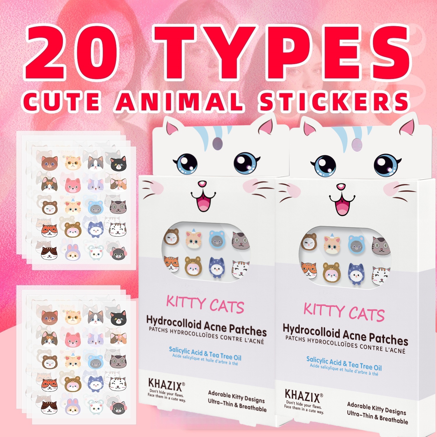 100 new cartoon facial acne pa - đánh giá và giá Skincare Acne