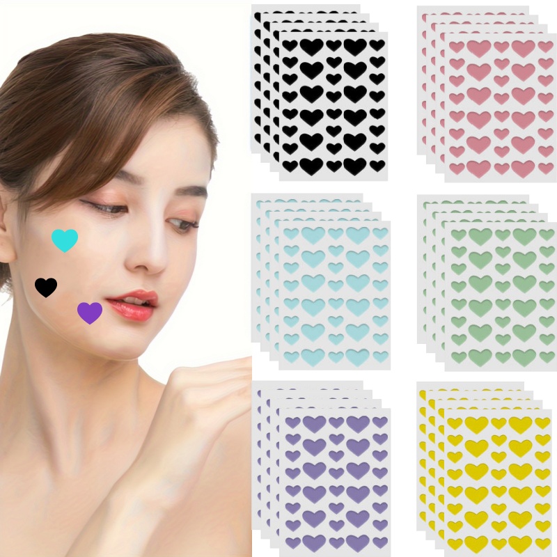 864PCS Cute Heart Shape Pimple - đánh giá và giá Skincare Acne