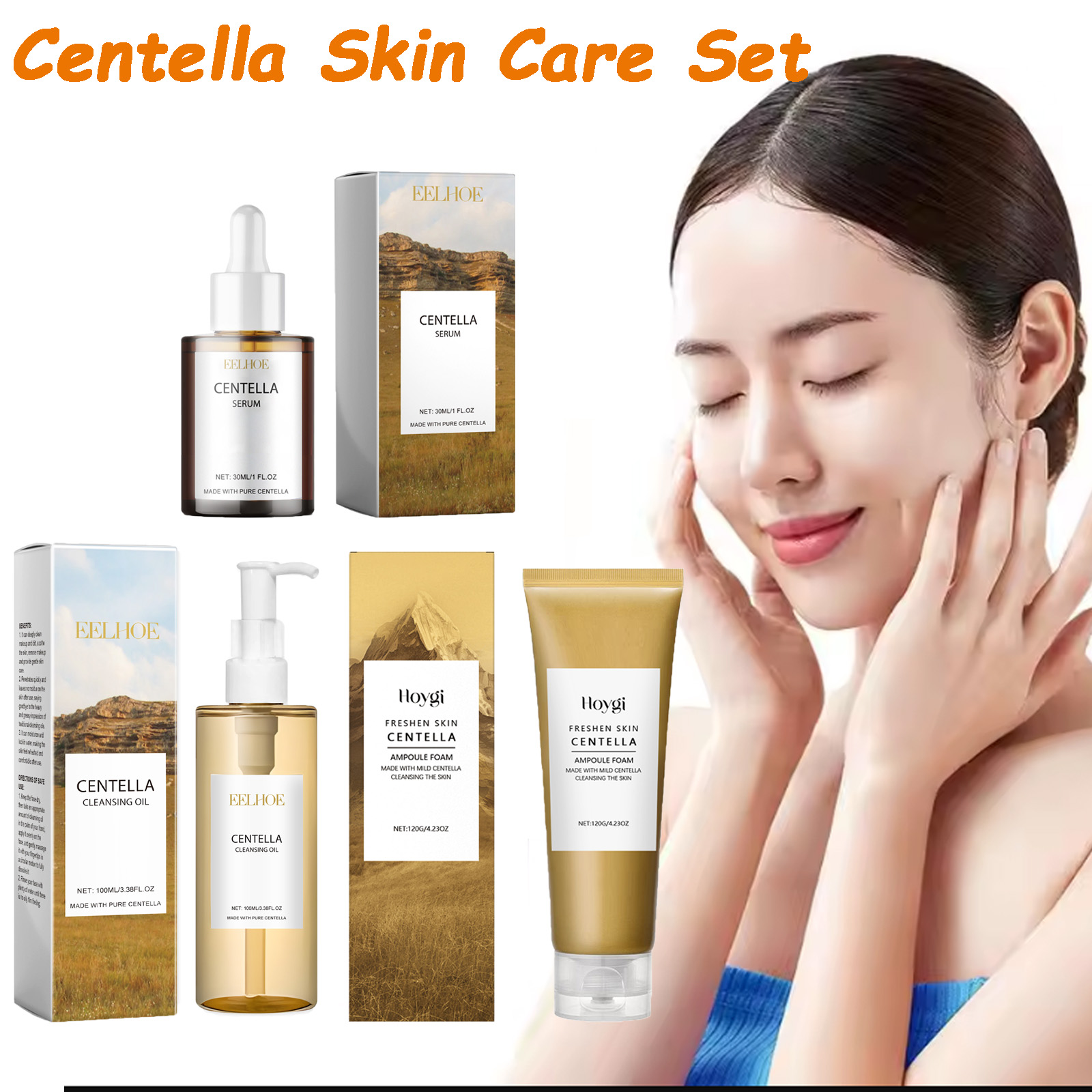 Centella Skin Care Set Centell - đánh giá và giá Skincare Glow