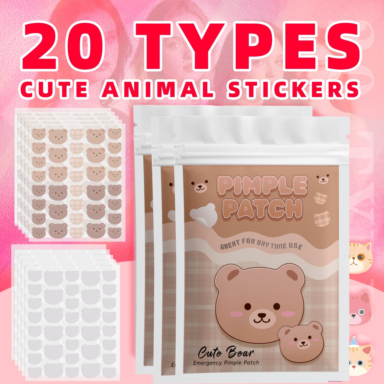 360PCS 3 types of adorable lit - đánh giá và giá Skincare Acne