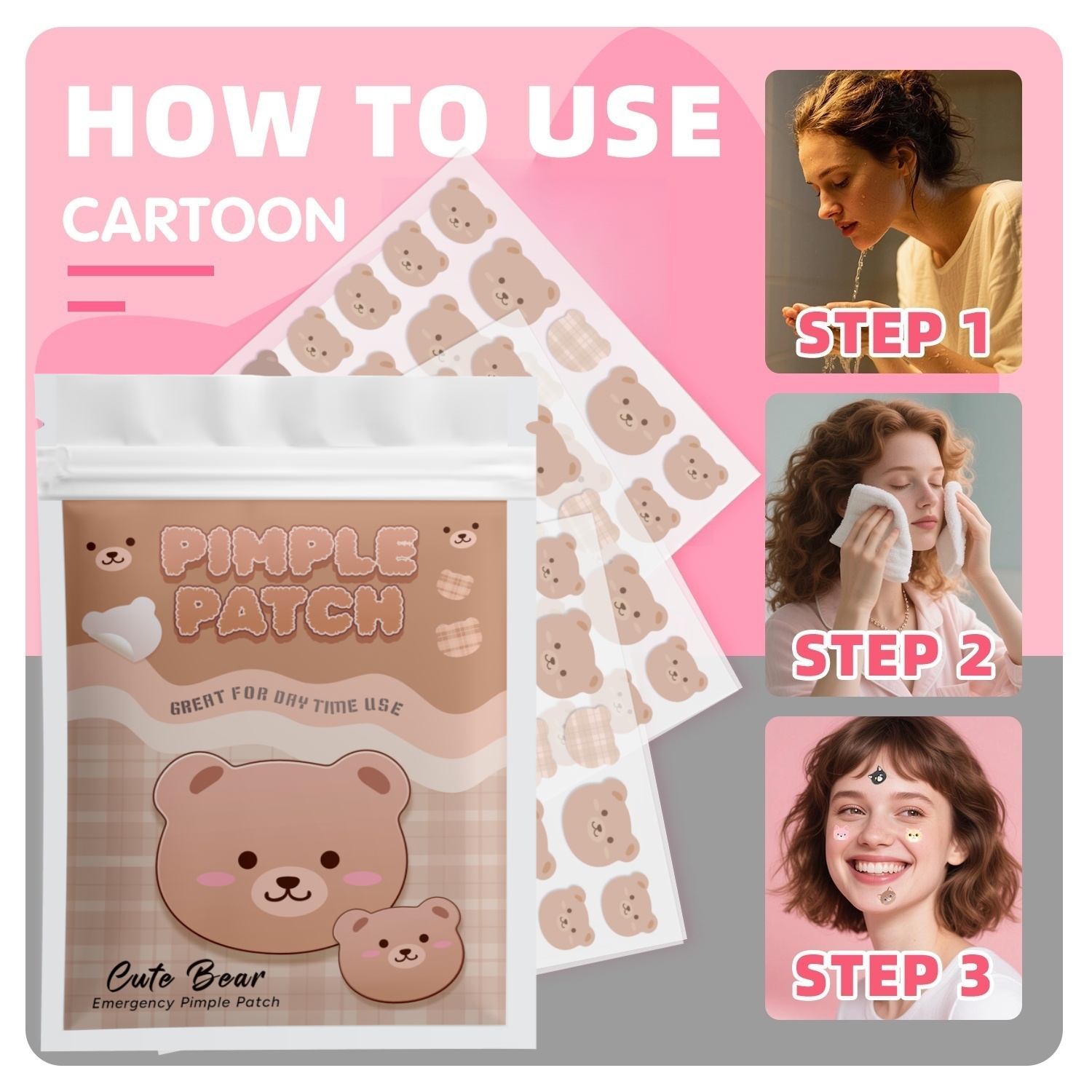 360PCS 3 types of adorable lit - đánh giá và giá Skincare Acne