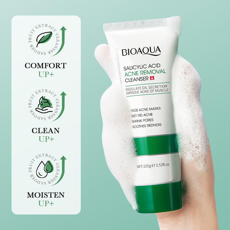 1/2pcs BIOAQUA Salicylic Acid  - đánh giá và giá Salicylic Acid Cleanser