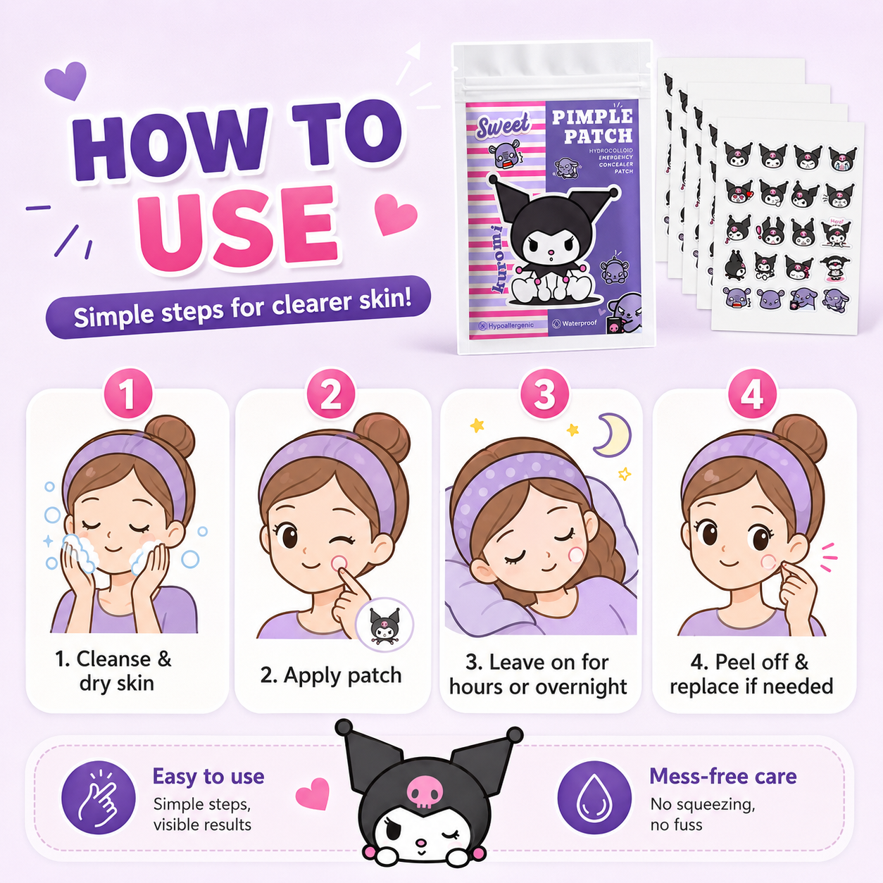 Hello Kitty Cute Pimple Patche - đánh giá và giá Skincare Acne