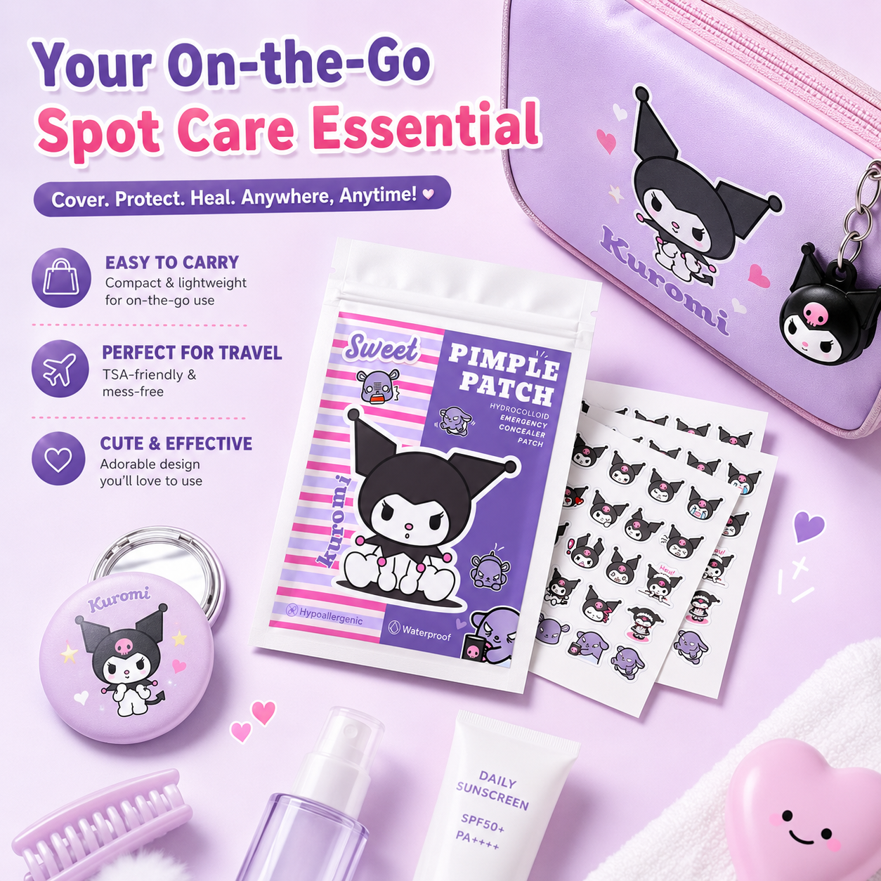 Hello Kitty Cute Pimple Patche - đánh giá và giá Skincare Acne