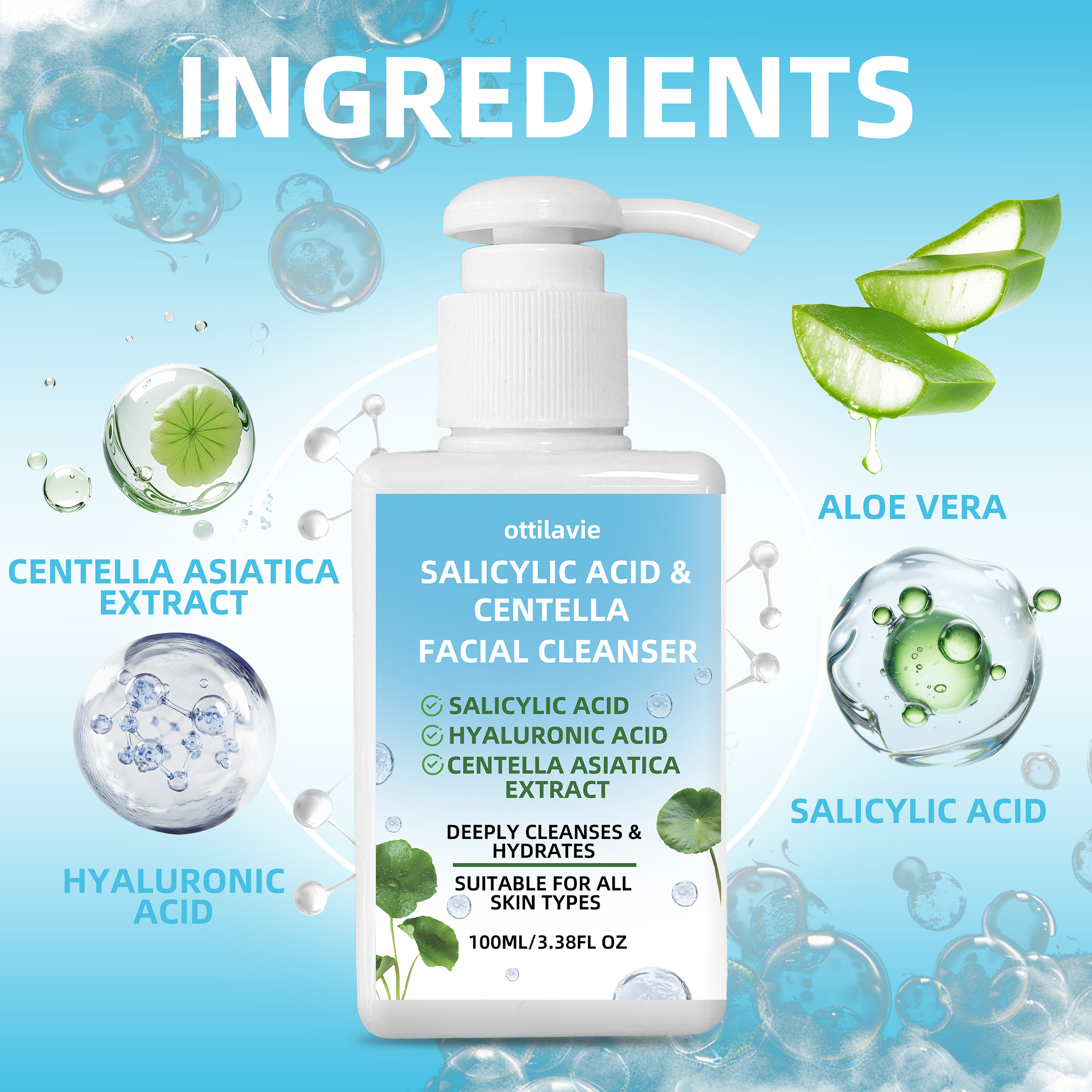 Ottilavie Salicylic Acid & Cen - đánh giá và giá Salicylic Acid Cleanser