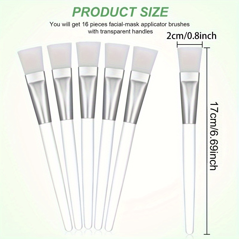 5pcs Soft Facial Mask Brush wi - đánh giá và giá Skincare Indonesia