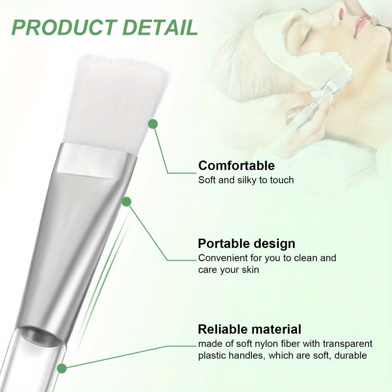 5pcs Soft Facial Mask Brush wi - đánh giá và giá Skincare Indonesia