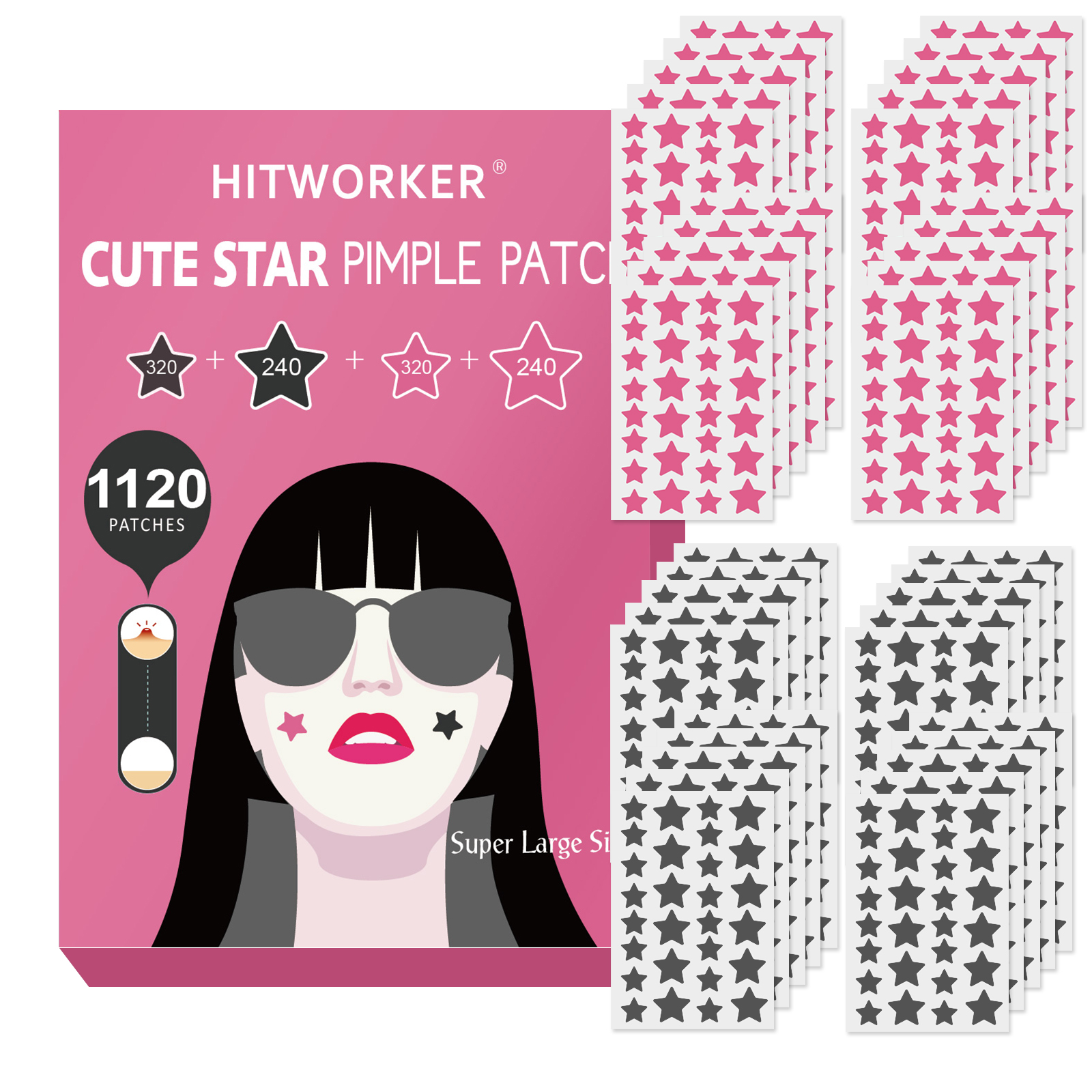 1120pcs Repair Acne Patch Faci - đánh giá và giá Skincare Acne