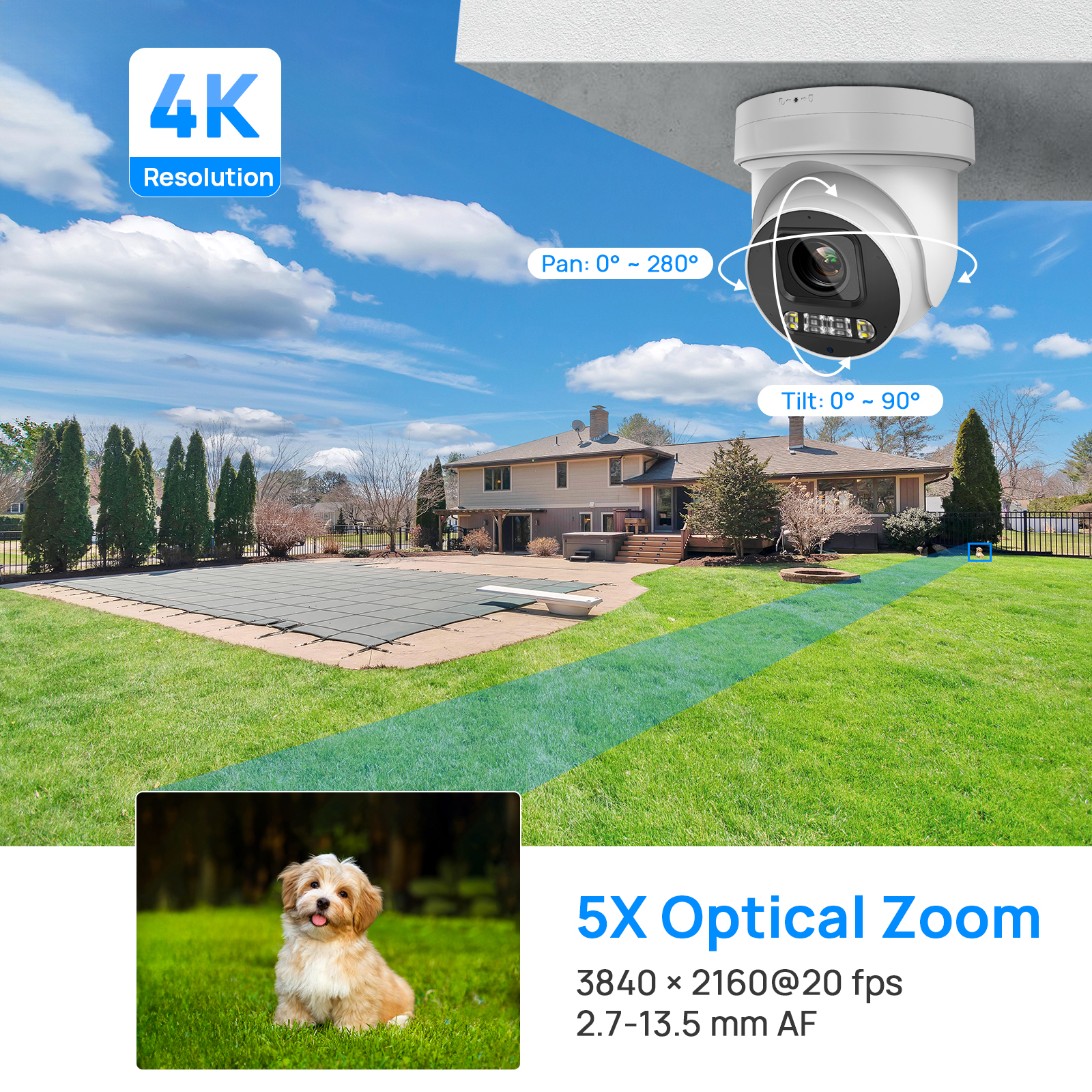 Vikylin PTZ 5X Optical Zoom 8M - đánh giá và giá Skincare Rh