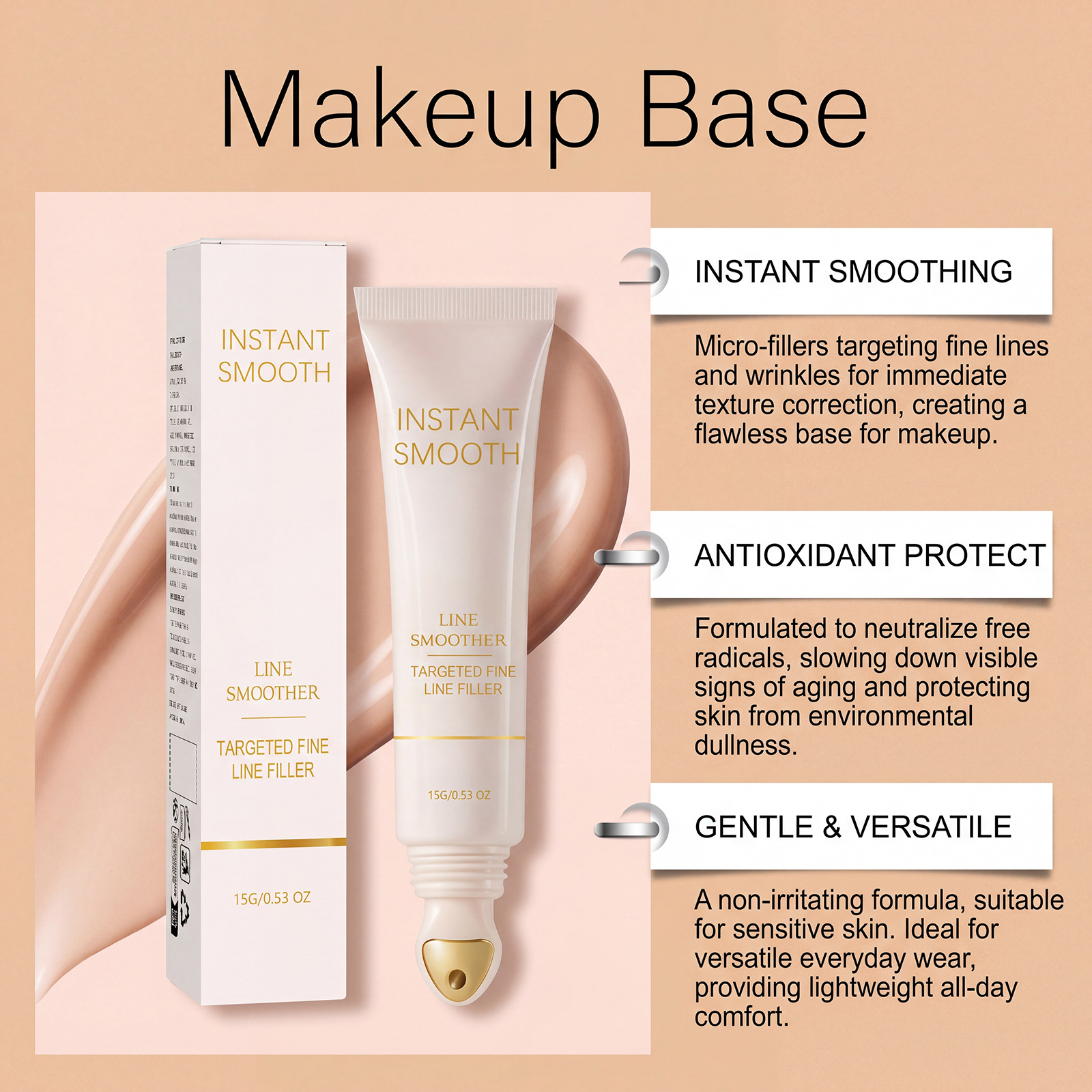 Softening Makeup Primer Oil Co - đánh giá và giá Retinol Vitamin A Cream