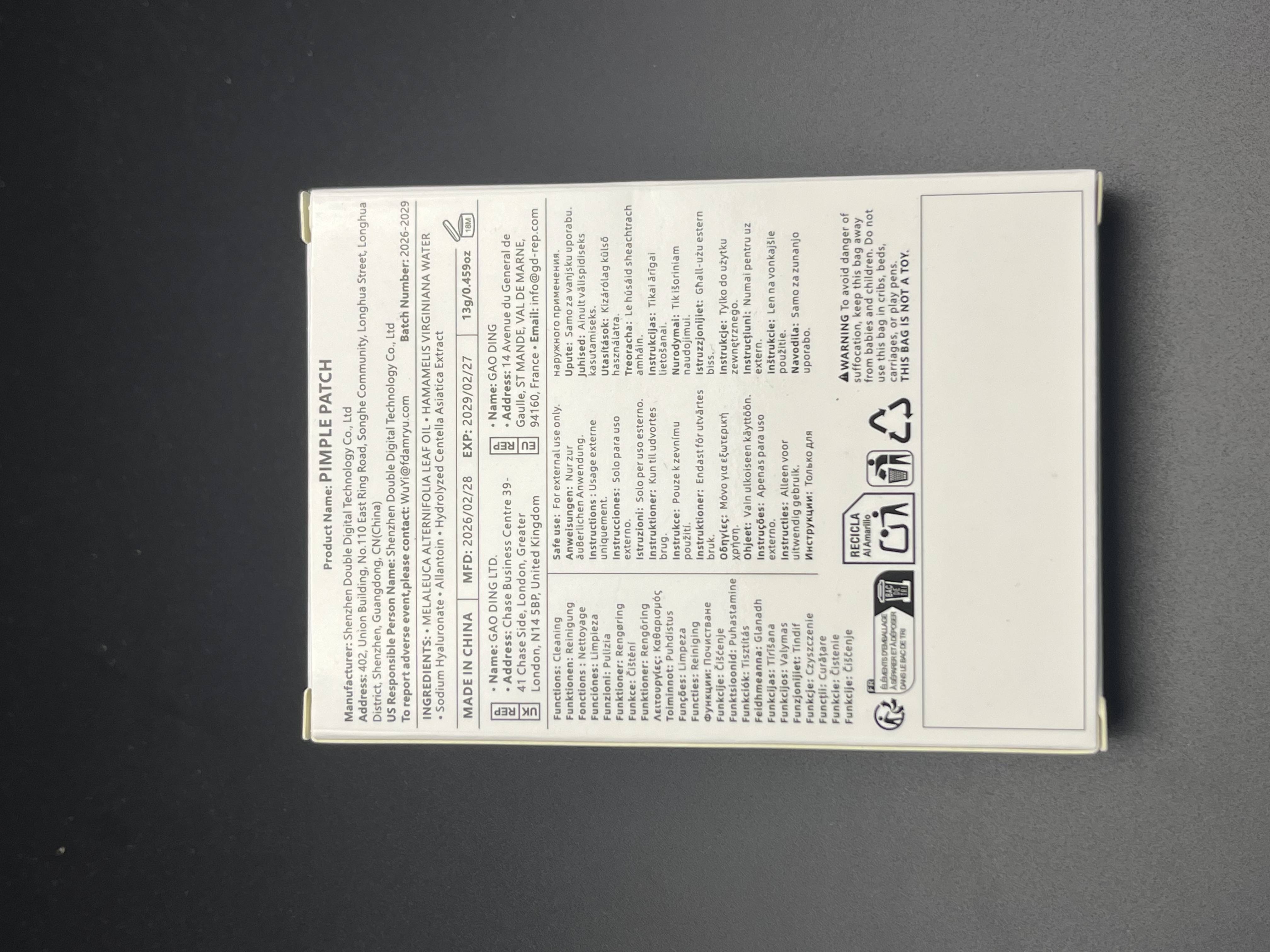 800pcs Salicylic Acid & Hydroc - đánh giá và giá Skincare Acne