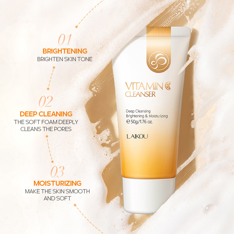 LAIKOU 50g Vitamin C Facial Cl - đánh giá và giá Salicylic Acid Cleanser