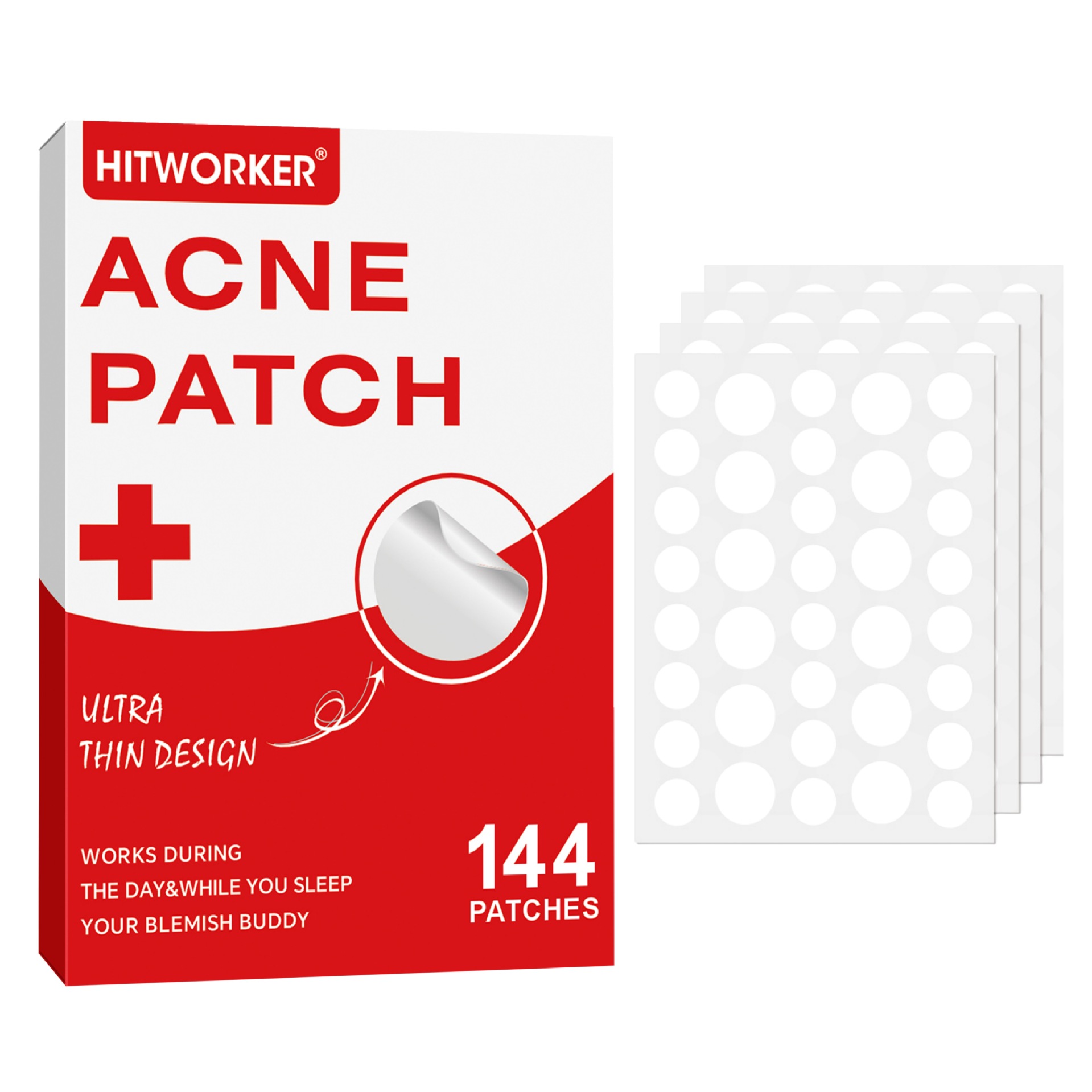 144Pcs Hydrocolloid Acne Pimpl - đánh giá và giá Skincare Acne