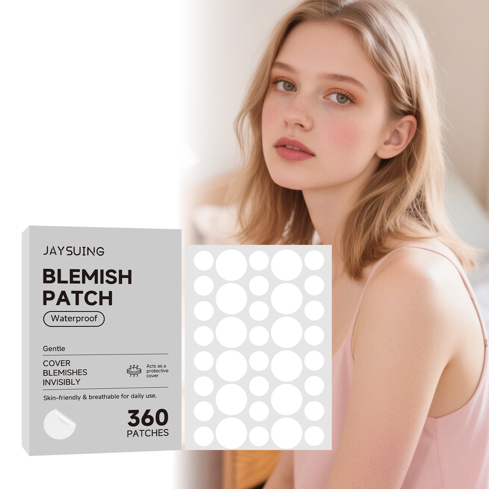 360pcs Invisible Waterproof Hy - đánh giá và giá Skincare Acne