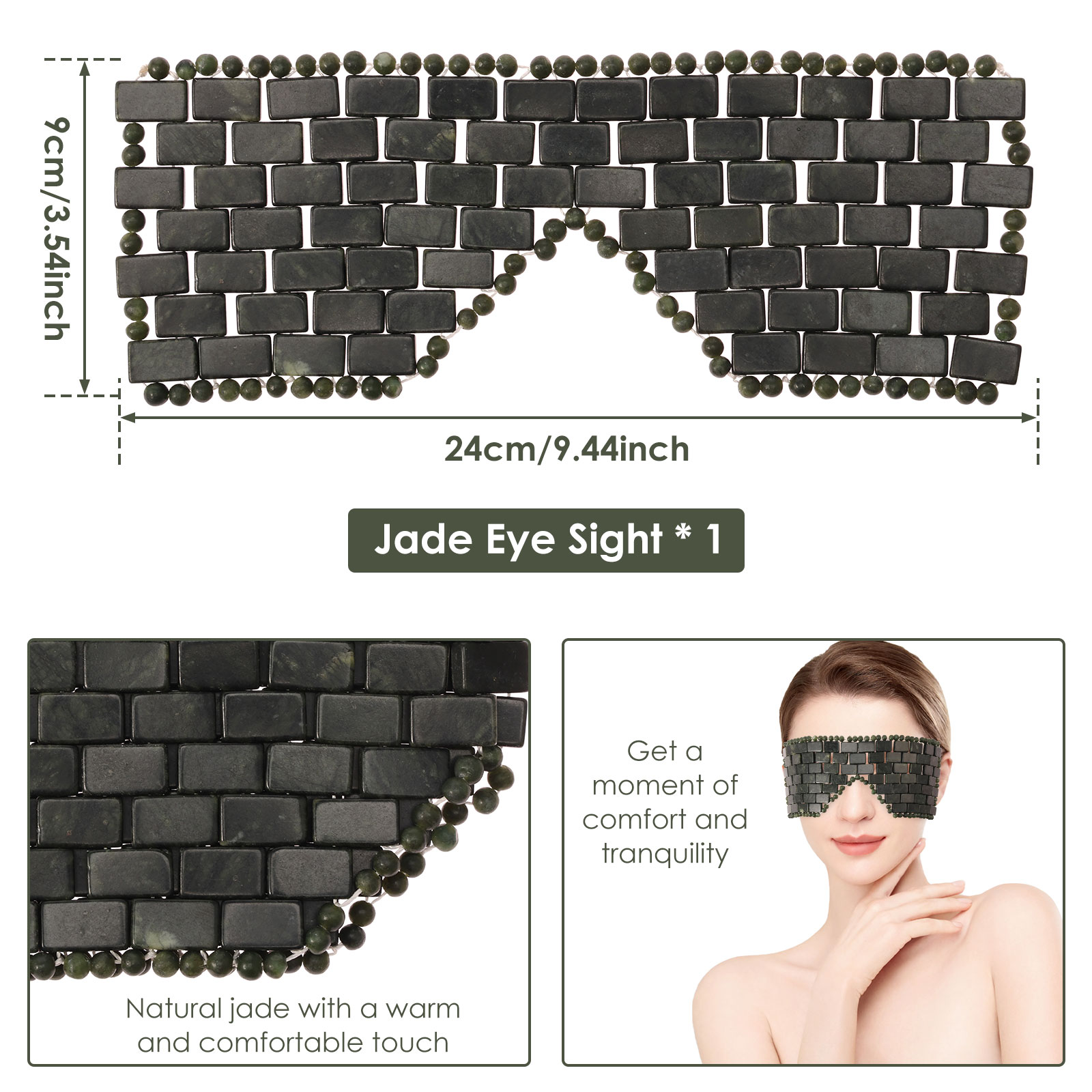 Jade Eye Mask Portable Jade St - đánh giá và giá Skincare Indonesia