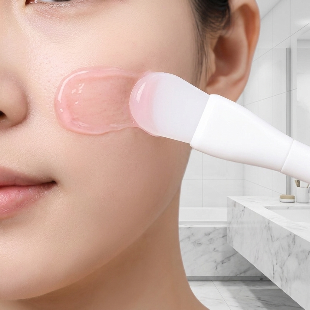 Silicone Facial Mask Brush Dua - đánh giá và giá Skincare Indonesia